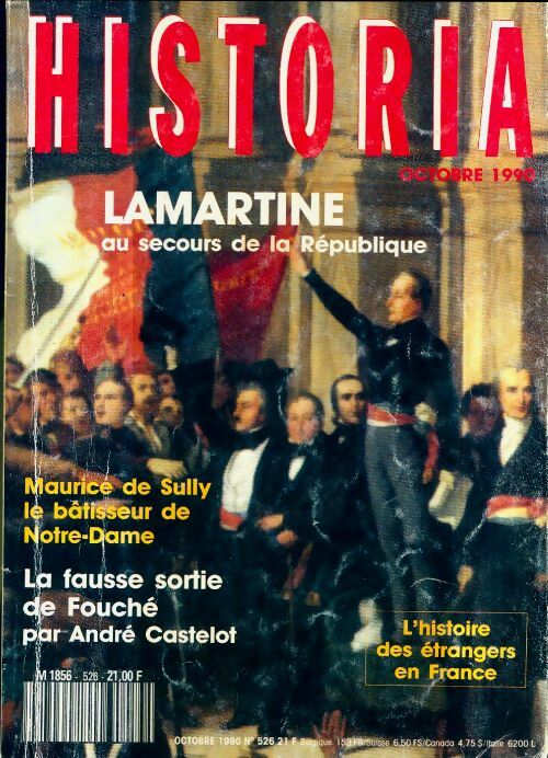 Livrenpoche : Historia n°526 : Lamartine - Collectif - Livre