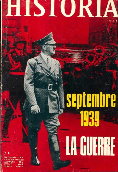 Livrenpoche : Historia n°274 : Septembre 1939 - Collectif - Livre