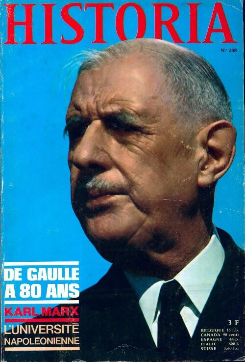 Livrenpoche : Historia n°288 : De Gaulle 80 ans - Collectif - Livre