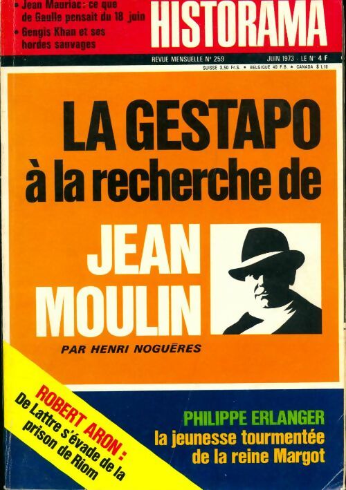 Livrenpoche : Historama n°259 : La gestapo à la recherche de Jean Moulin - Collectif - Livre