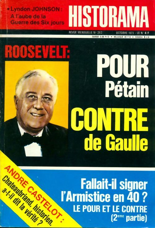 Livrenpoche : Historama n°263 : Pour Pétain, contre de Gaulle - Collectif - Livre