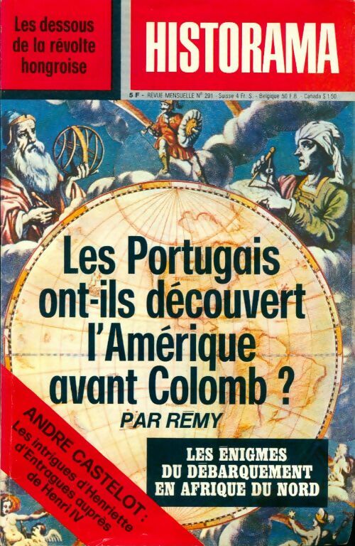 Livrenpoche : Historama n°291 : Les portugais ont-il découvert l'Amérique avant Colomb ? - Collectif - Livre