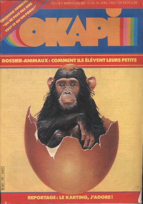 Livrenpoche : Okapi n°322 : animaux : comment ils élèvent leurs petits - Collectif - Livre