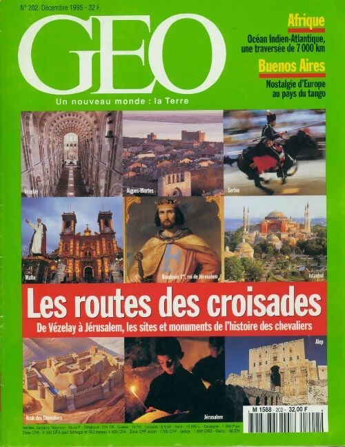 Livrenpoche : Géo n°202 : Les routes des croisades - Collectif - Livre