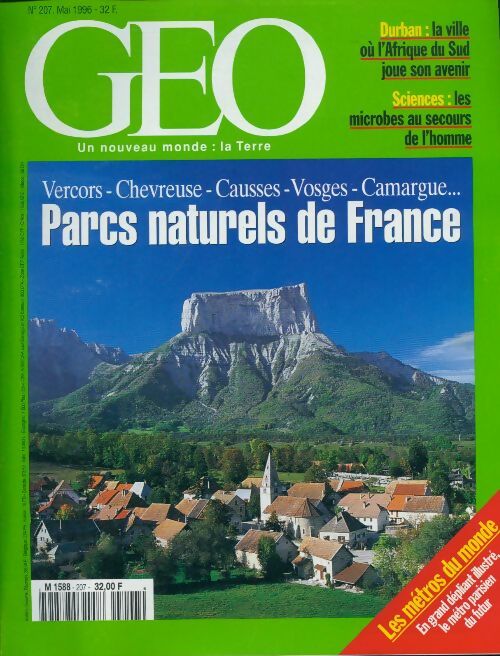 Livrenpoche : Géo n°207 : Parcs naturels de France - Collectif - Livre