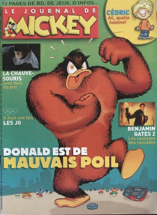 Livrenpoche : Le journal de Mickey n°2930 : Donald est de mauvais poil - Disney - Livre
