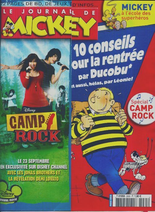 Livrenpoche : Le journal de Mickey n°2935 : Camp rock - Disney - Livre