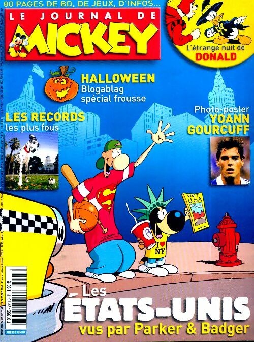 Livrenpoche : Le journal de Mickey n°2941 : Les Etats-Unis - Disney - Livre