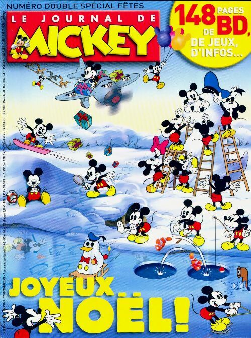 Livrenpoche : Le journal de Mickey n°2948-2949 : Joyeux Noël - Disney - Livre