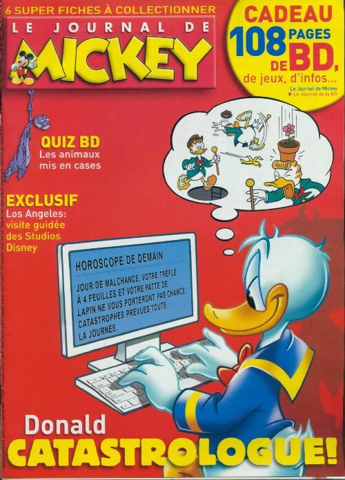 Livrenpoche : Le journal de Mickey n°2954 : Donald catastrophe - Disney - Livre