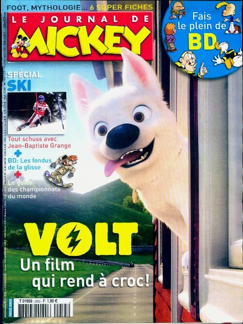 Livrenpoche : Le journal de Mickey n°2955 : Volt - Disney - Livre