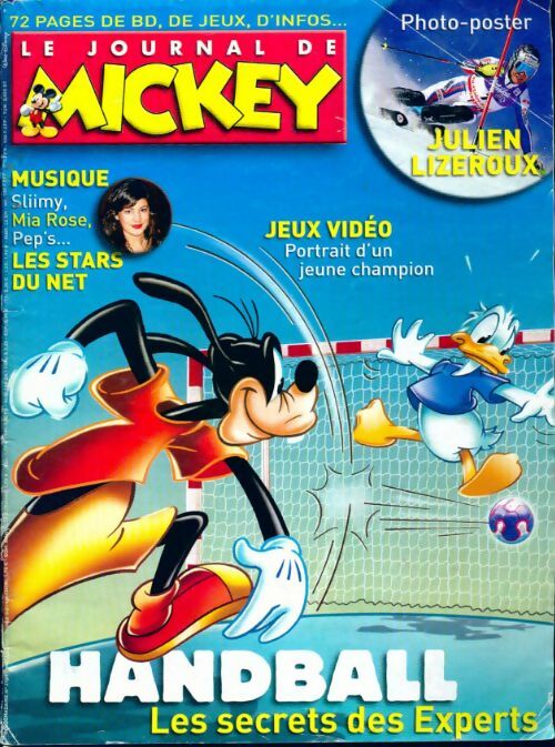 Livrenpoche : Le journal de Mickey n°2959 : Handball - Disney - Livre