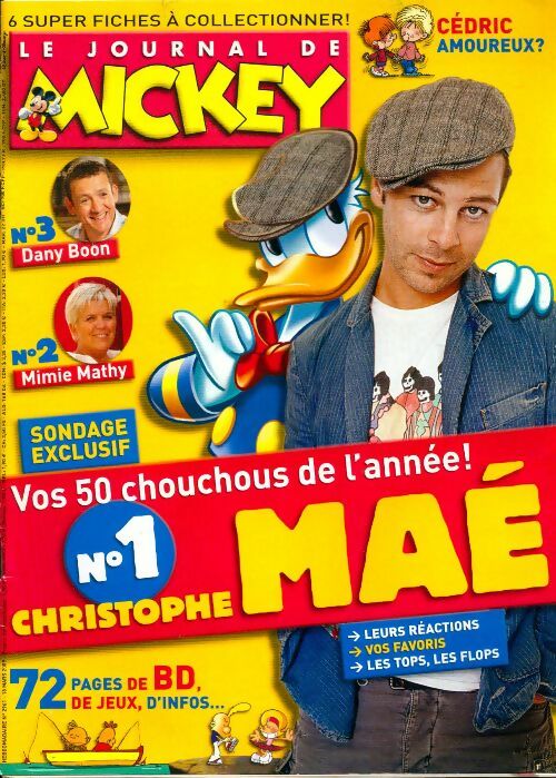 Livrenpoche : Le journal de Mickey n°2961 : Vos 50 chouchous de l'année - Disney - Livre