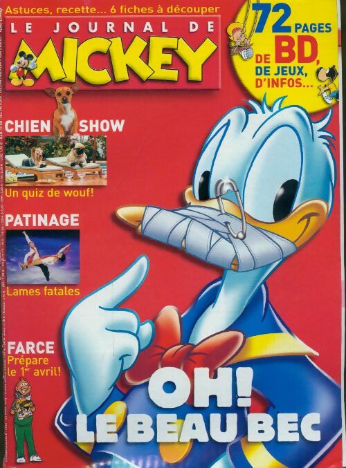 Livrenpoche : Le journal de Mickey n°2962 : Oh ! le beau bec - Disney - Livre