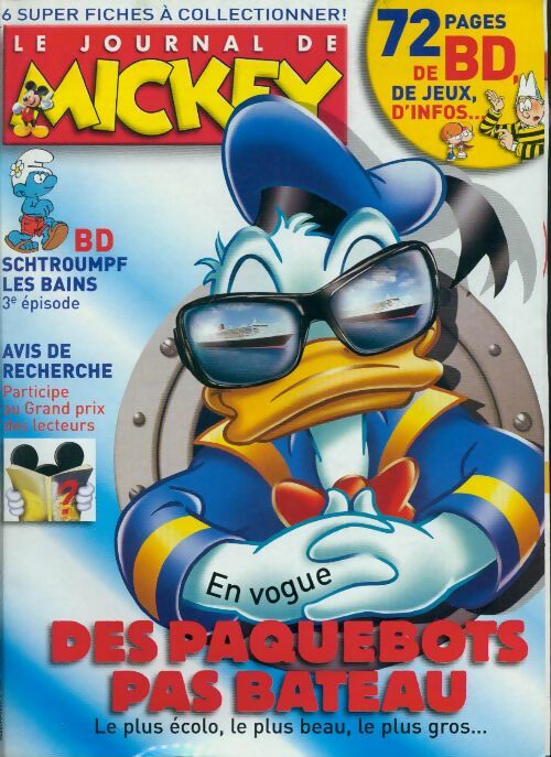 Livrenpoche : Le journal de Mickey n°2965 : Des paquebots pas bateau - Disney - Livre
