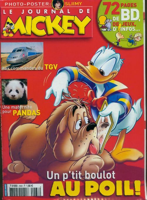 Le journal de Mickey n°2968 : Un p'tit boulot au poil ! - Disney -  Le journal de Mickey - Livre