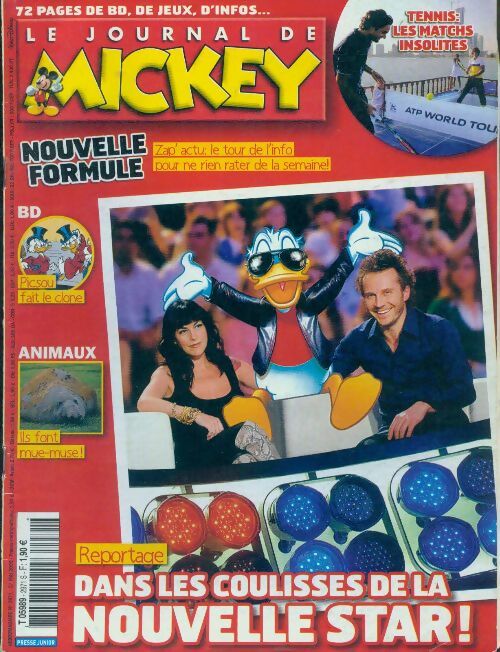 Livrenpoche : Le journal de Mickey n°2971 : Dans les coulisses de la Nouvelle Star - Disney - Livre
