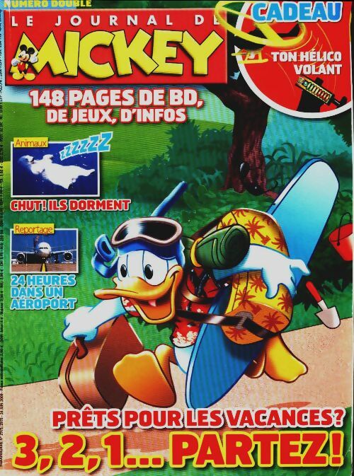 Livrenpoche : Le journal de Mickey n°2975-2976 : Prêts pour les vacances - Disney - Livre