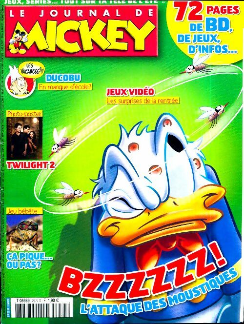 Livrenpoche : Le journal de Mickey n°2977 : Bzzzzzz ! - Disney - Livre