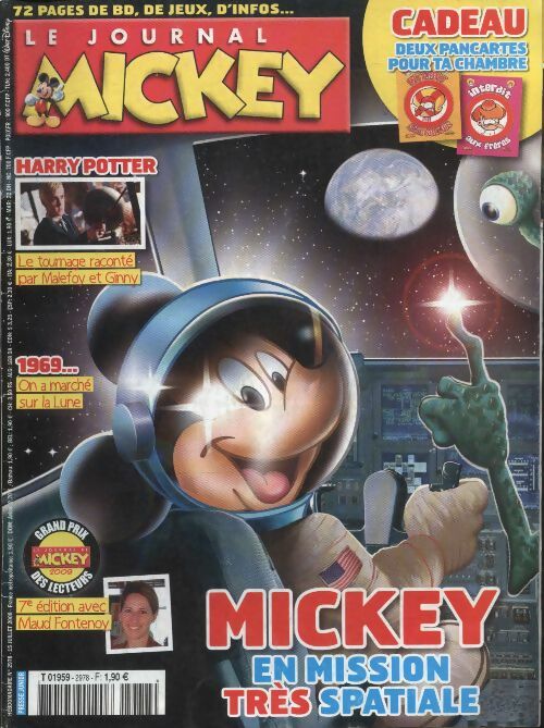 Livrenpoche : Le journal de Mickey n°2978 : Mickey en mission très spatiale - Disney - Livre