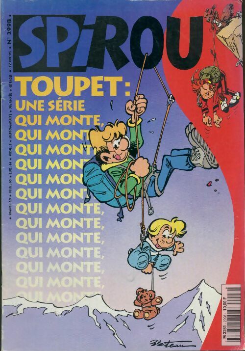 Livrenpoche : Spirou n°2998 : Toupet : une série qui monte - Collectif - Livre