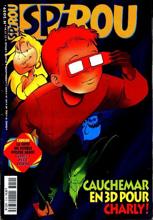 Spirou n°3059 : Cauchemar en 3D pour Charly - Collectif -  Spirou - Livre