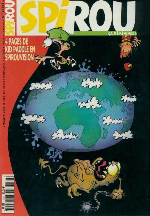 Livrenpoche : Spirou n°3101 : 4 page s de Kid Paddle - Collectif - Livre
