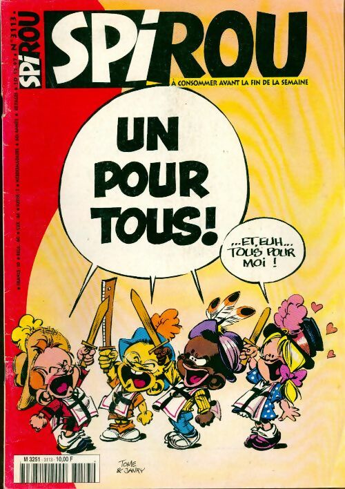 Livrenpoche : Spirou n°3113 : Un pour tous - Collectif - Livre