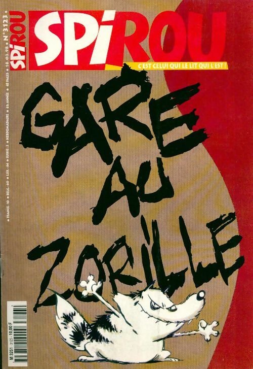 Livrenpoche : Spirou n°3123 : Gare au zorille - Collectif - Livre