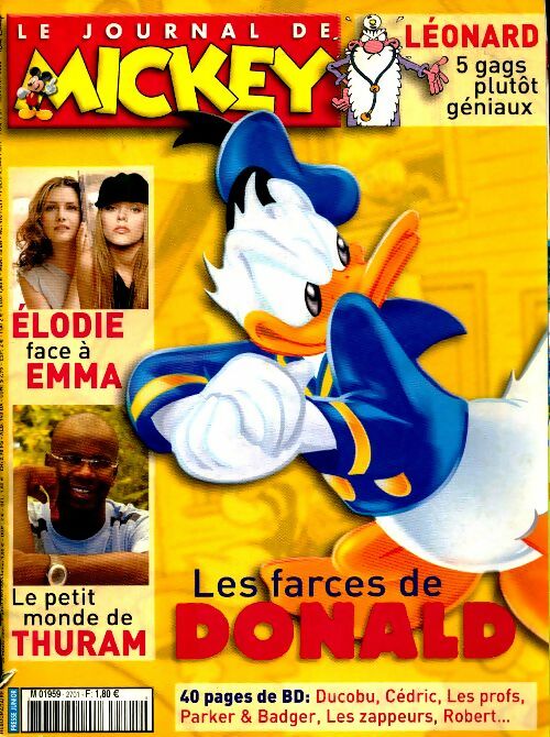 Livrenpoche : Le journal de Mickey n°2701 : Les farces de Donald - Disney - Livre