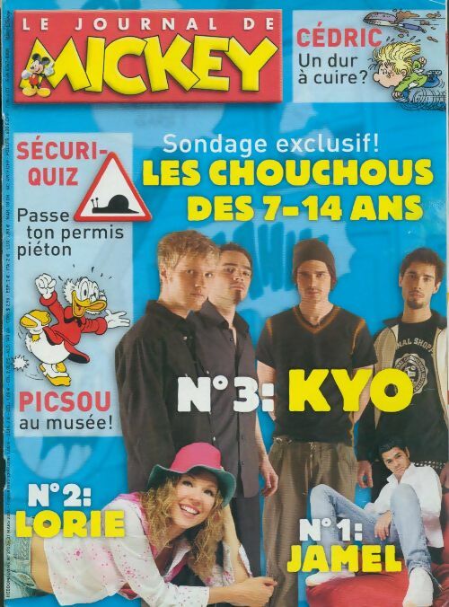 Livrenpoche : Le journal de Mickey n°2702 : Les chouchouis des 7-14 ans - Disney - Livre