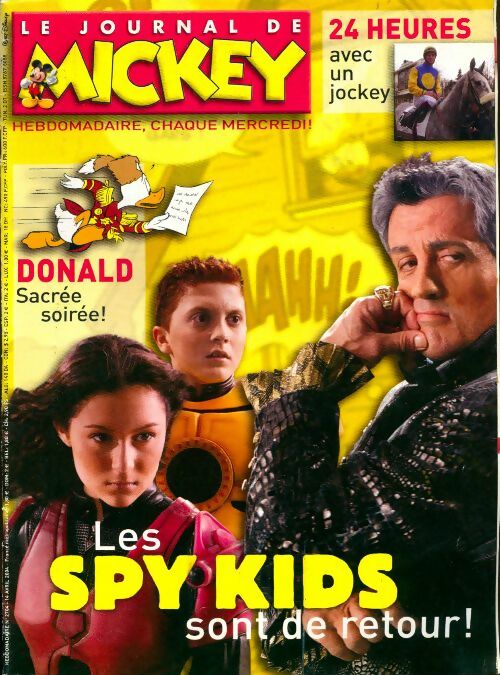 Livrenpoche : Le journal de Mickey n°2704 : Les spy kids - Disney - Livre