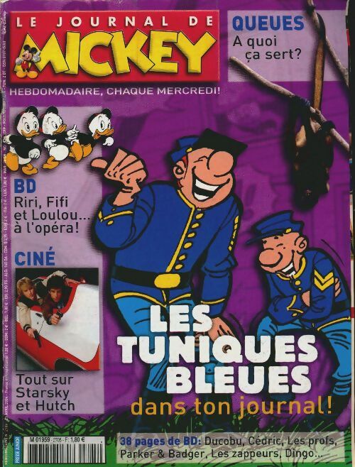 Livrenpoche : Le journal de Mickey n°2705 : Les tuniques bleues - Disney - Livre