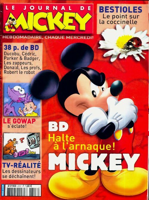 Livrenpoche : Le journal de Mickey n°2707 : Halte à l'arnaque Mickey - Disney - Livre