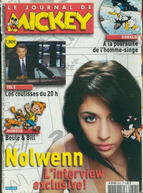 Livrenpoche : Le journal de Mickey n°2691 : Nolwenn - Disney - Livre