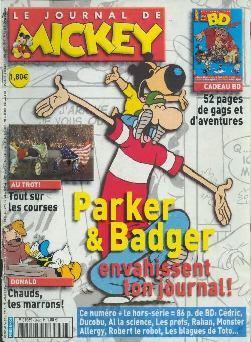Livrenpoche : Le journal de Mickey n°2692 : Parker & Badger - Disney - Livre