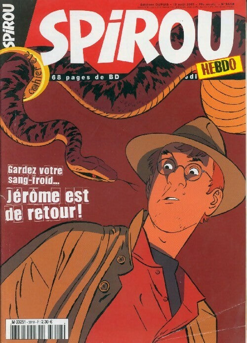 Spirou n°3618 : Jérôme est de retour ! - Collectif -  Spirou - Livre