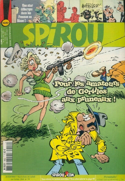 Livrenpoche : Spirou n°3492 : Pour les amateurs de Gorilles aux pruneaux ! - Collectif - Livre