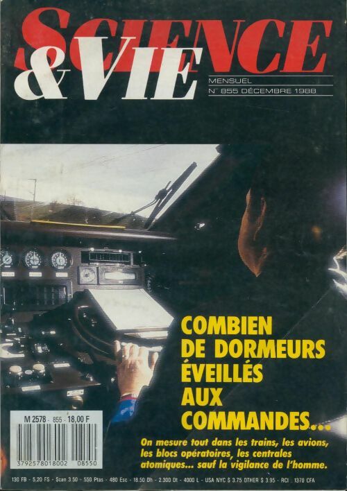Livrenpoche : Science & vie n°855 : Combien de dormeurs éveillés aux commandes... - Collectif - Livre