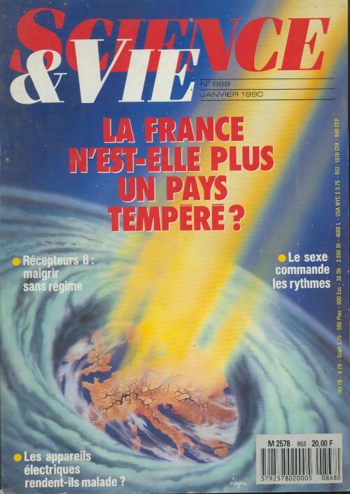 Livrenpoche : Science & vie n°868 : La France n'est-elle plus un pays tempéré ? - Collectif - Livre