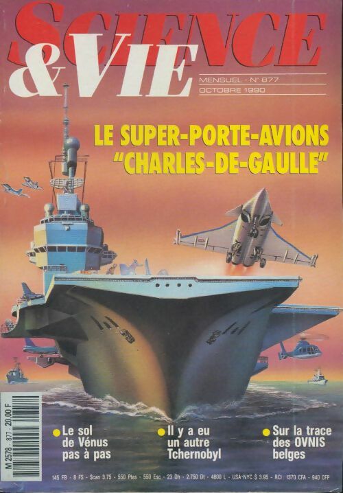 Livrenpoche : Science & vie n°877 : Le super-porte-avions Charles-de-Gaulle - Collectif - Livre