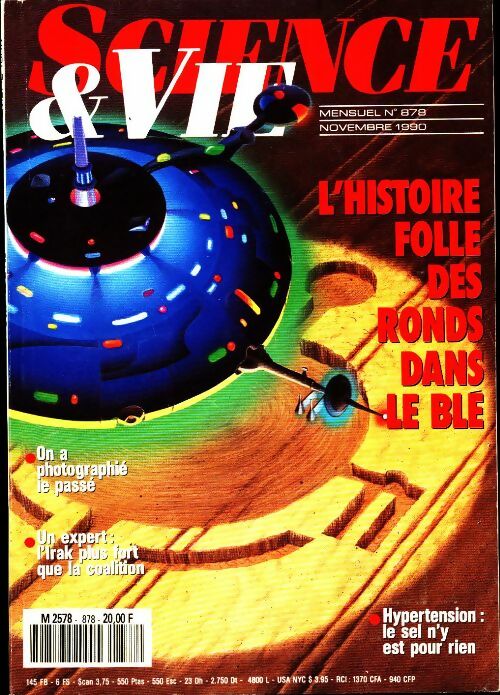 Livrenpoche : Science & vie n°878 : L'histoire folle des ronds dans le blé - Collectif - Livre