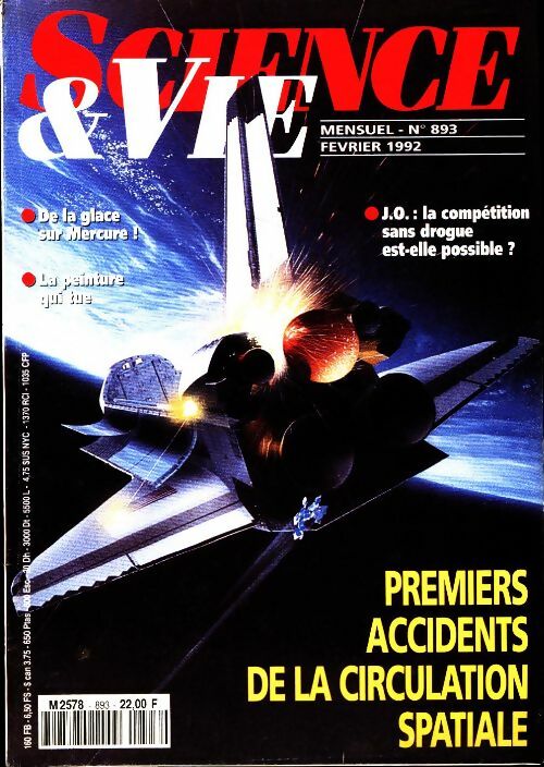 Livrenpoche : Science & vie n°893 : Premiers accidents de la circulation spatiale - Collectif - Livre