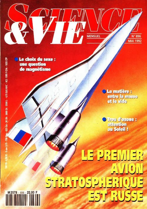 Livrenpoche : Science & vie n°896 : Le premier avion stratosphérique est russe - Collectif - Livre