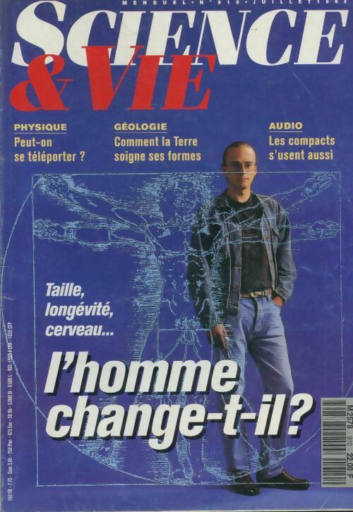 Science & vie n°910 : L'homme change-t-il ? - Collectif -  Science & vie - Livre
