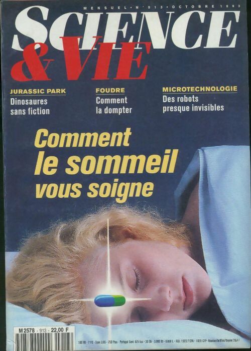 Livrenpoche : Science & vie n°913 : Comment le sommeil vous soigne - Collectif - Livre