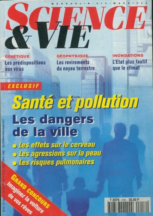 Livrenpoche : Science & vie n°857 : Santé et pollution - Collectif - Livre