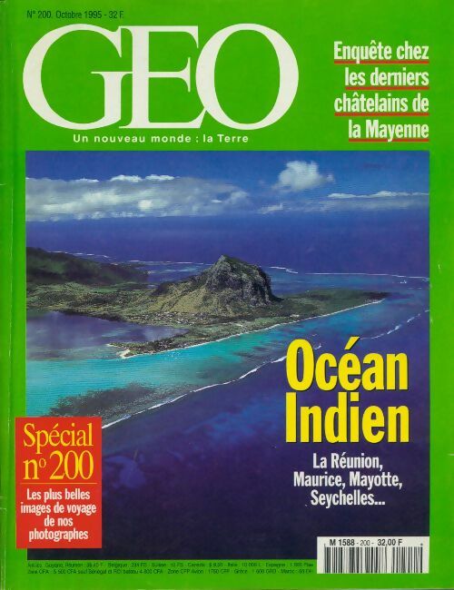Livrenpoche : Géo n°200 : Océan indien - Collectif - Livre