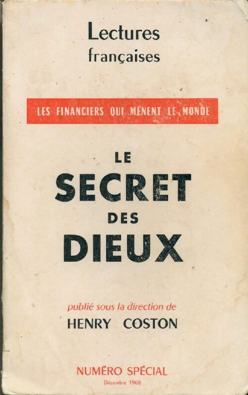 Livrenpoche : Le secret des dieux - Henry Coston - Livre