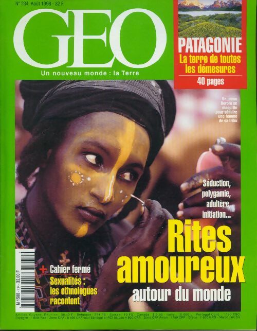 Livrenpoche : Géo n°234 : Rites amoureux - Collectif - Livre